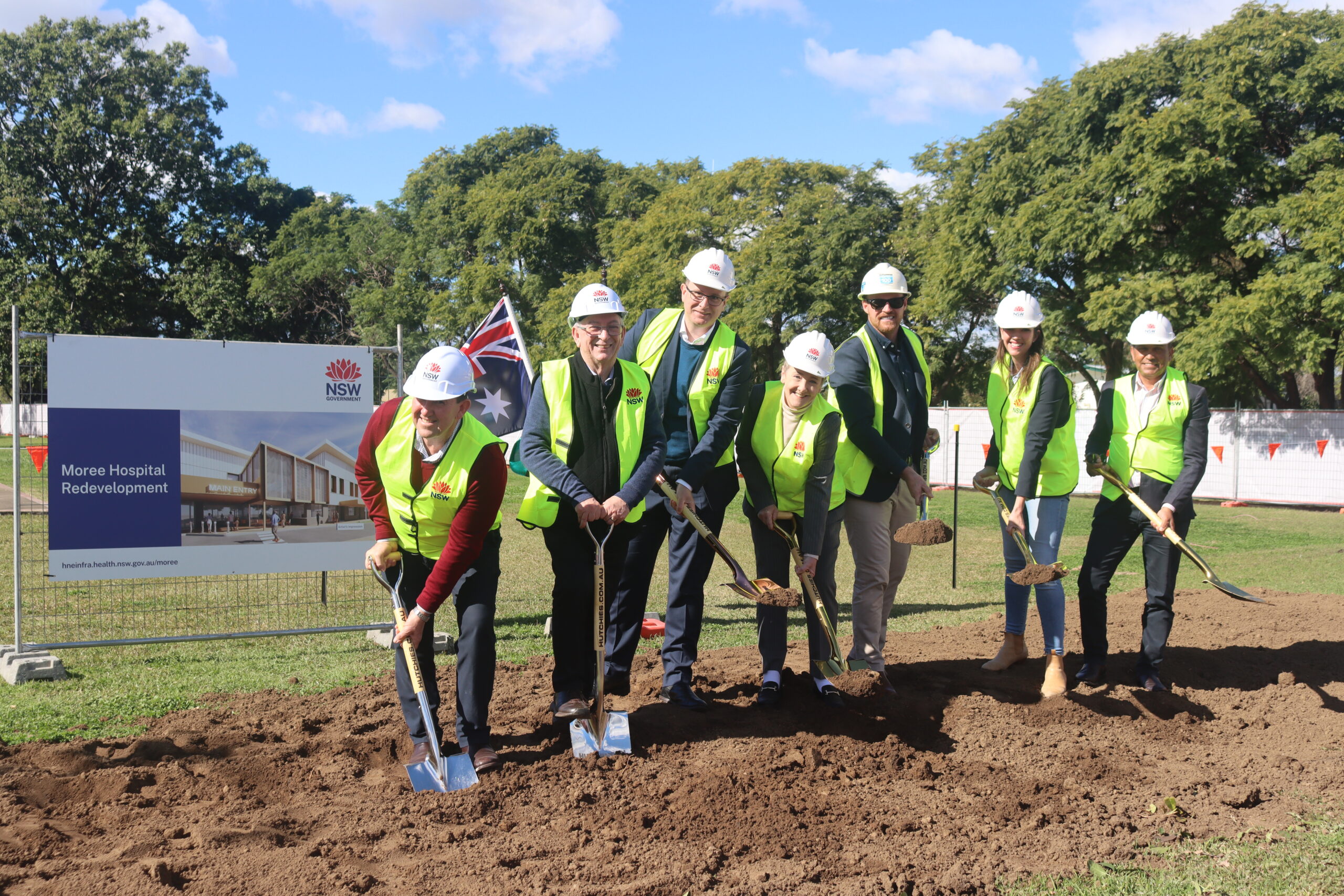 First sod turned on  $105 million Moree Hospital redevelopment