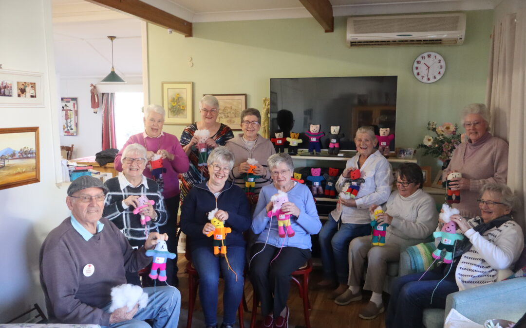 Red Cross trauma teddy workshop and morning tea
