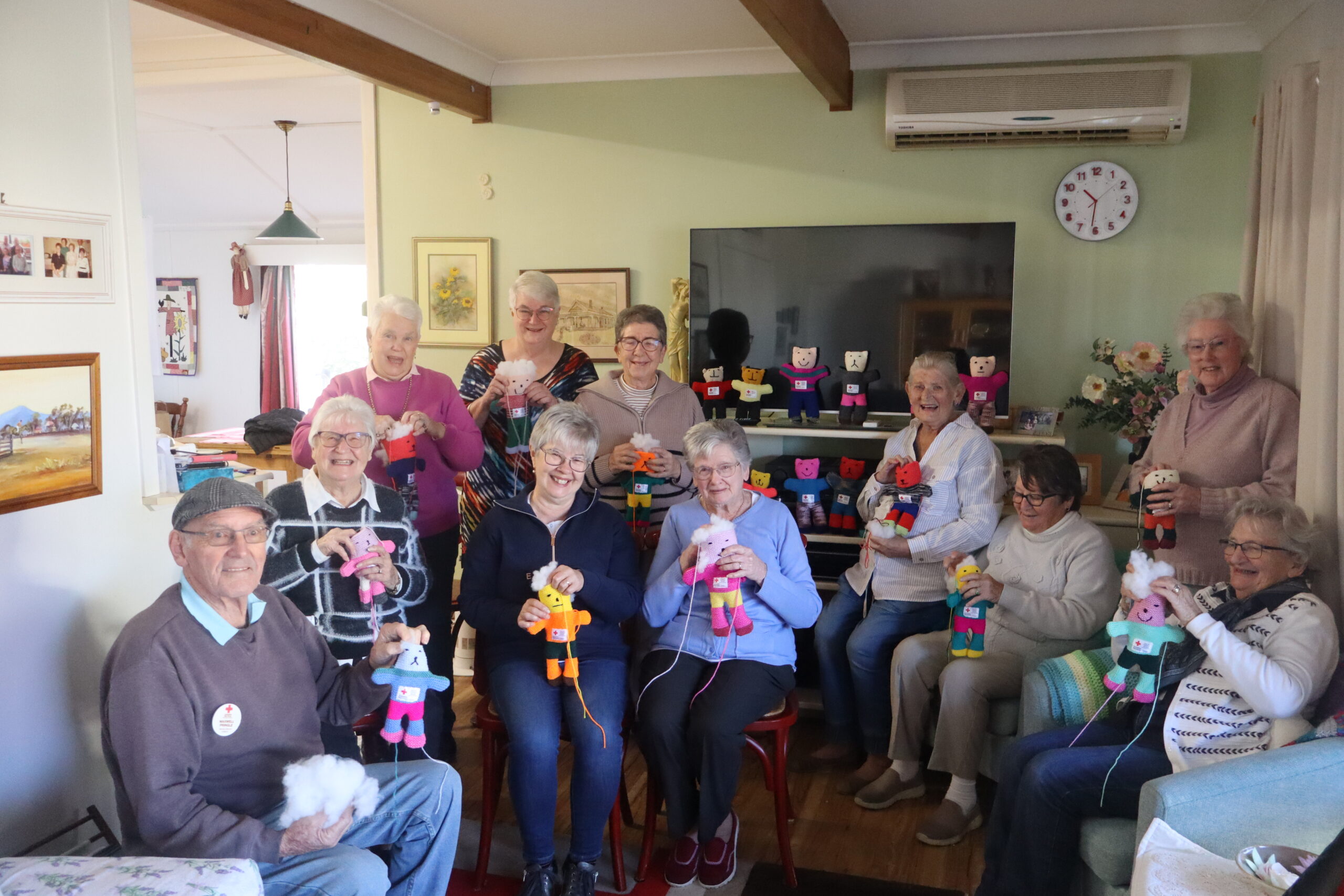 Red Cross trauma teddy workshop and morning tea