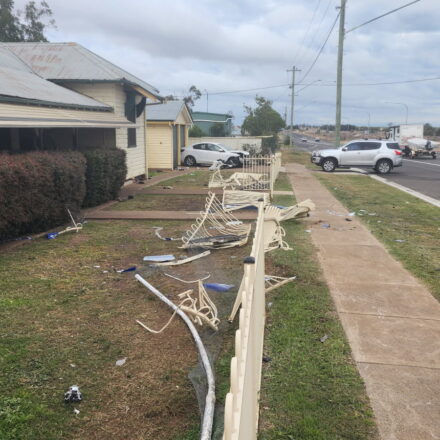 Fatigue believed to be major factor after vehicle crashed through police station fence