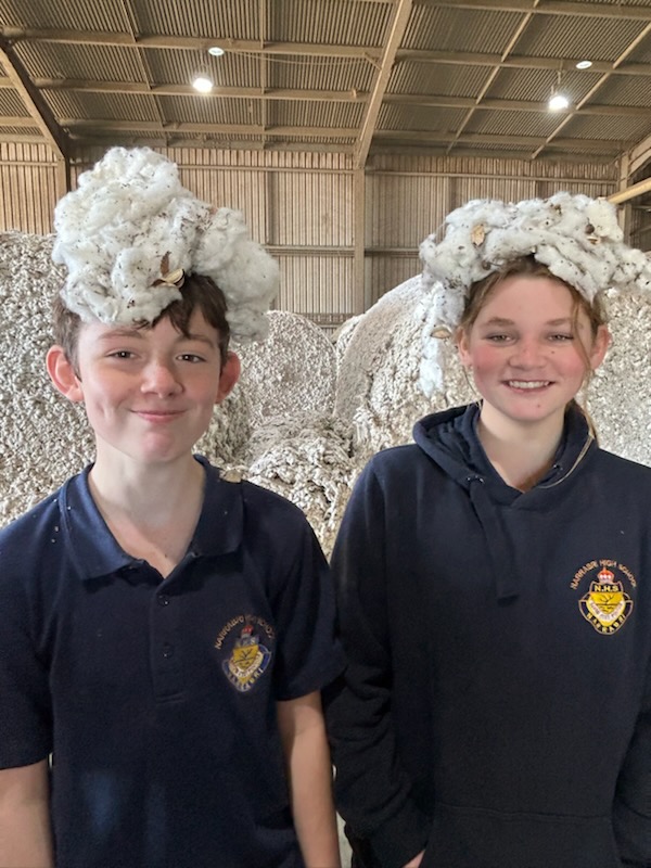 NHS Careers Immersion to AFF – cotton ginning in action