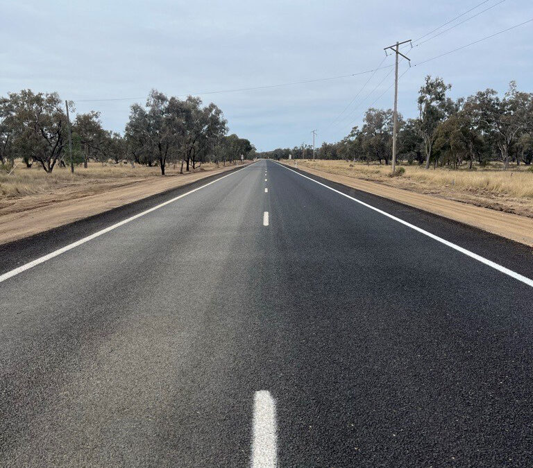 First section of Gwydir Highway improvement works completed