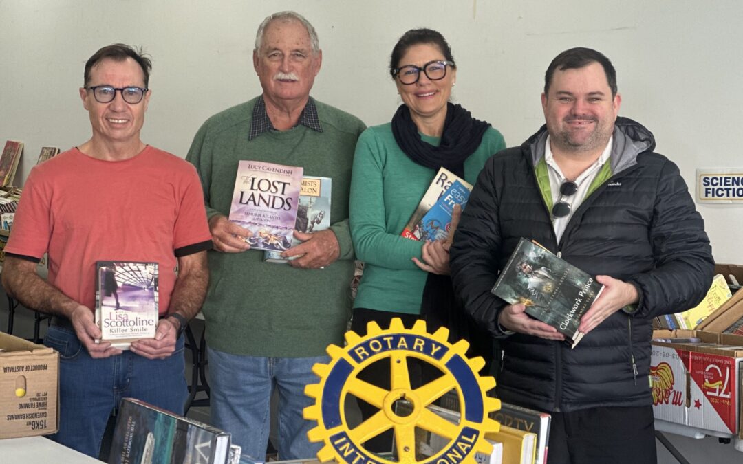 Book lovers rejoice: Rotary’s sale is back in Maitland Street