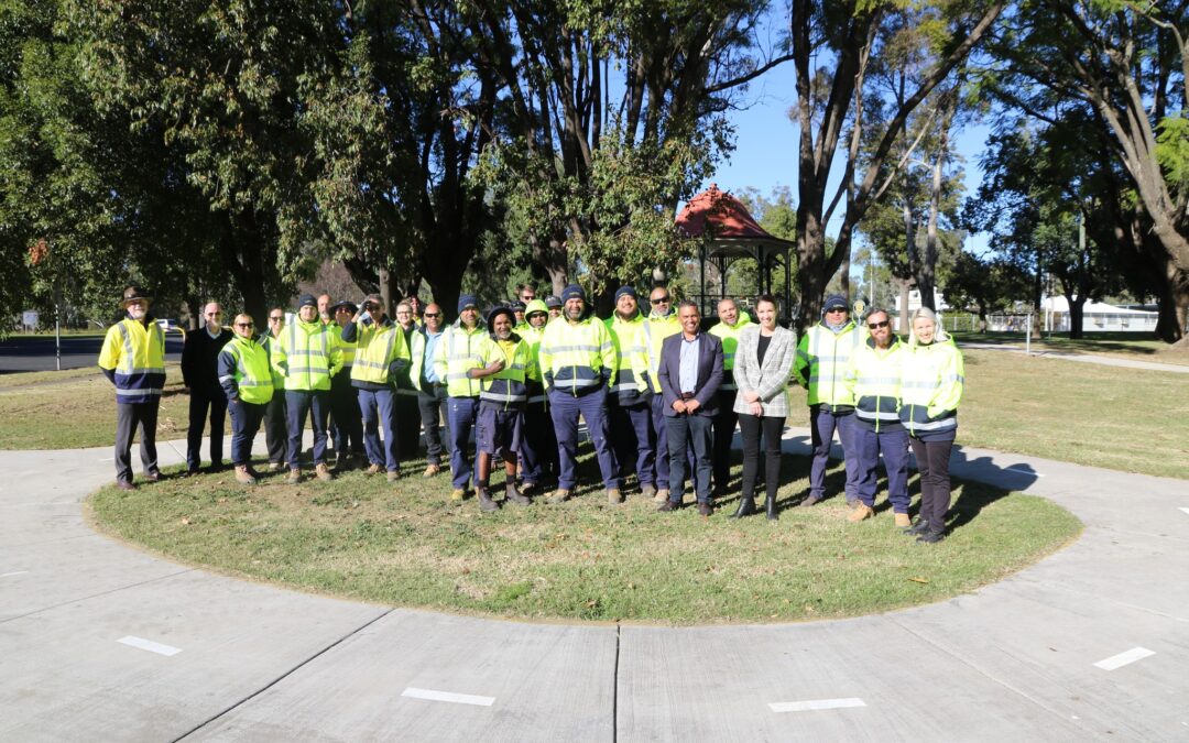 Kirkby Park bike path project completed