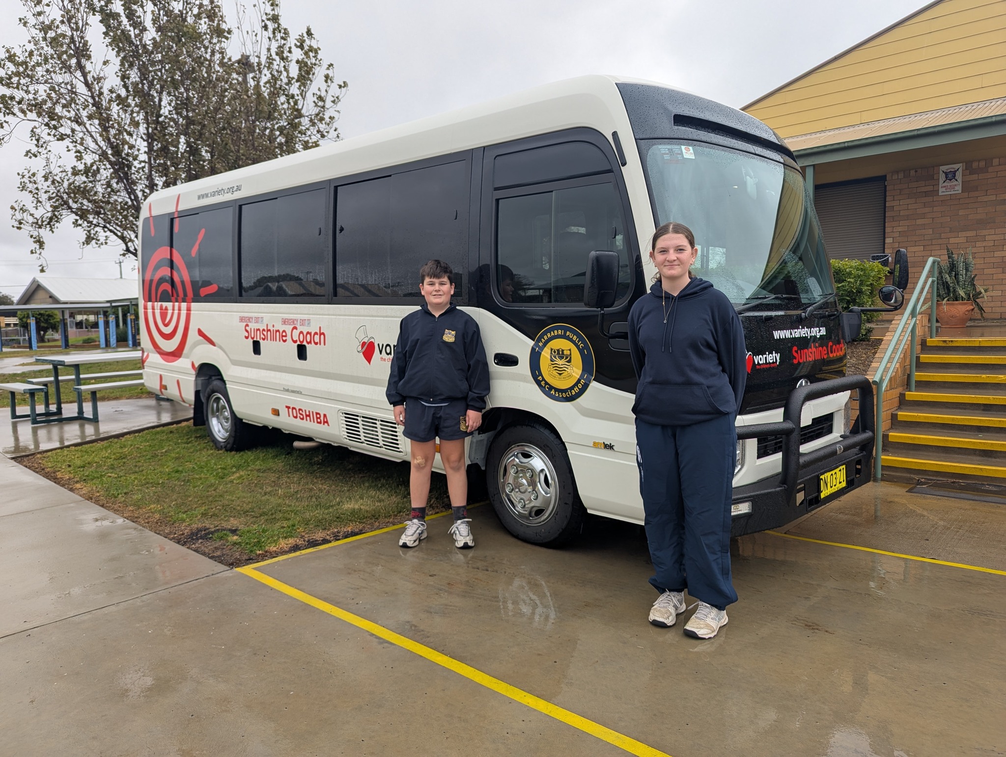 Welcome addition of new town school bus