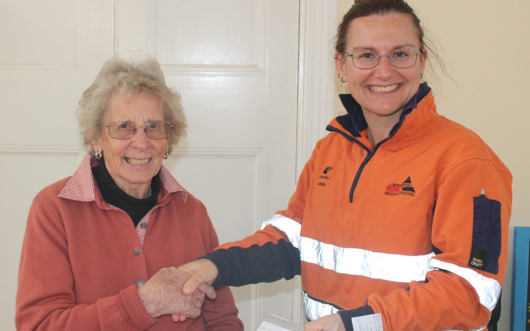 Generous donation to Boggabri UHA at AGM