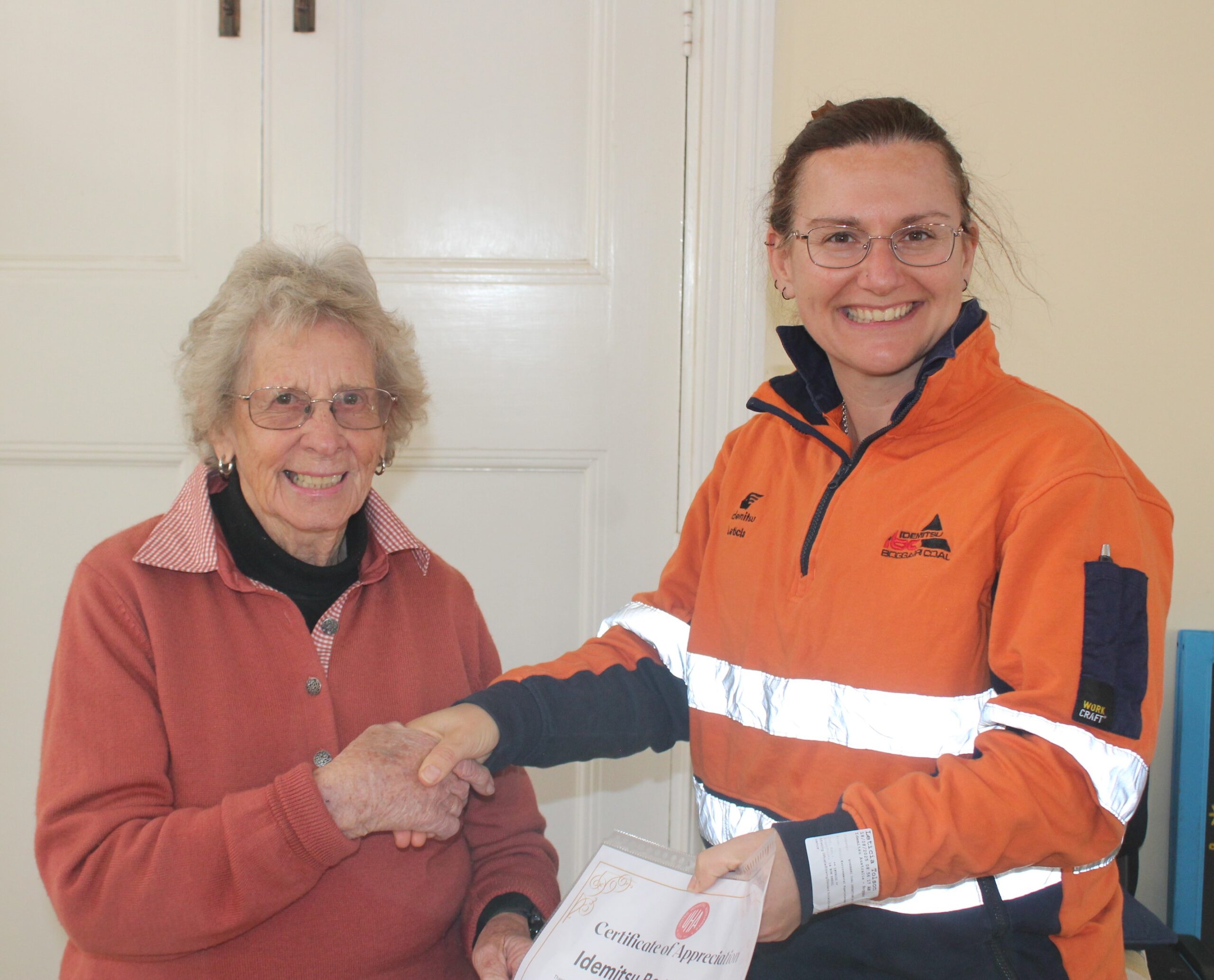 Generous donation to Boggabri UHA at AGM