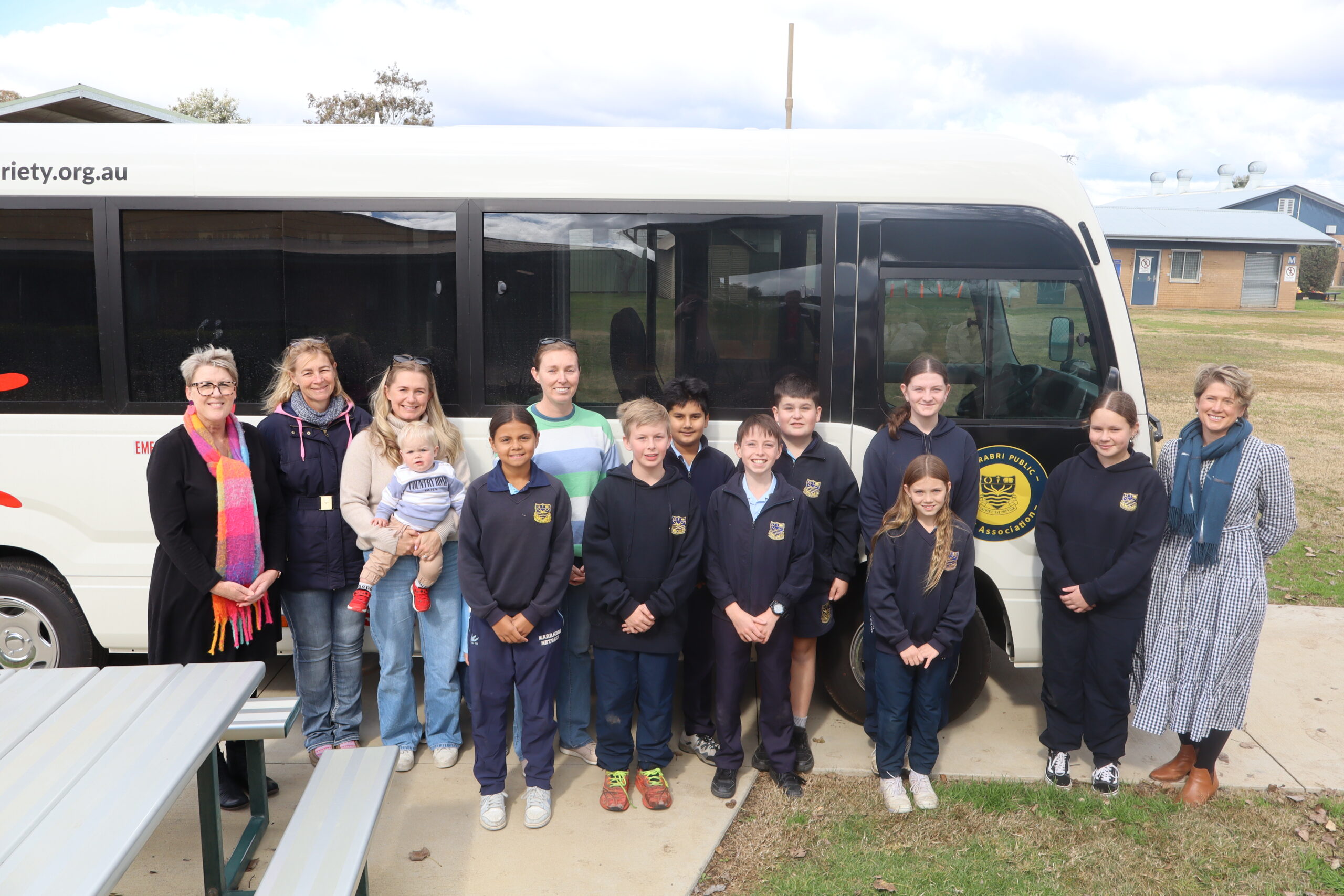 Narrabri Public School unveils Variety bus