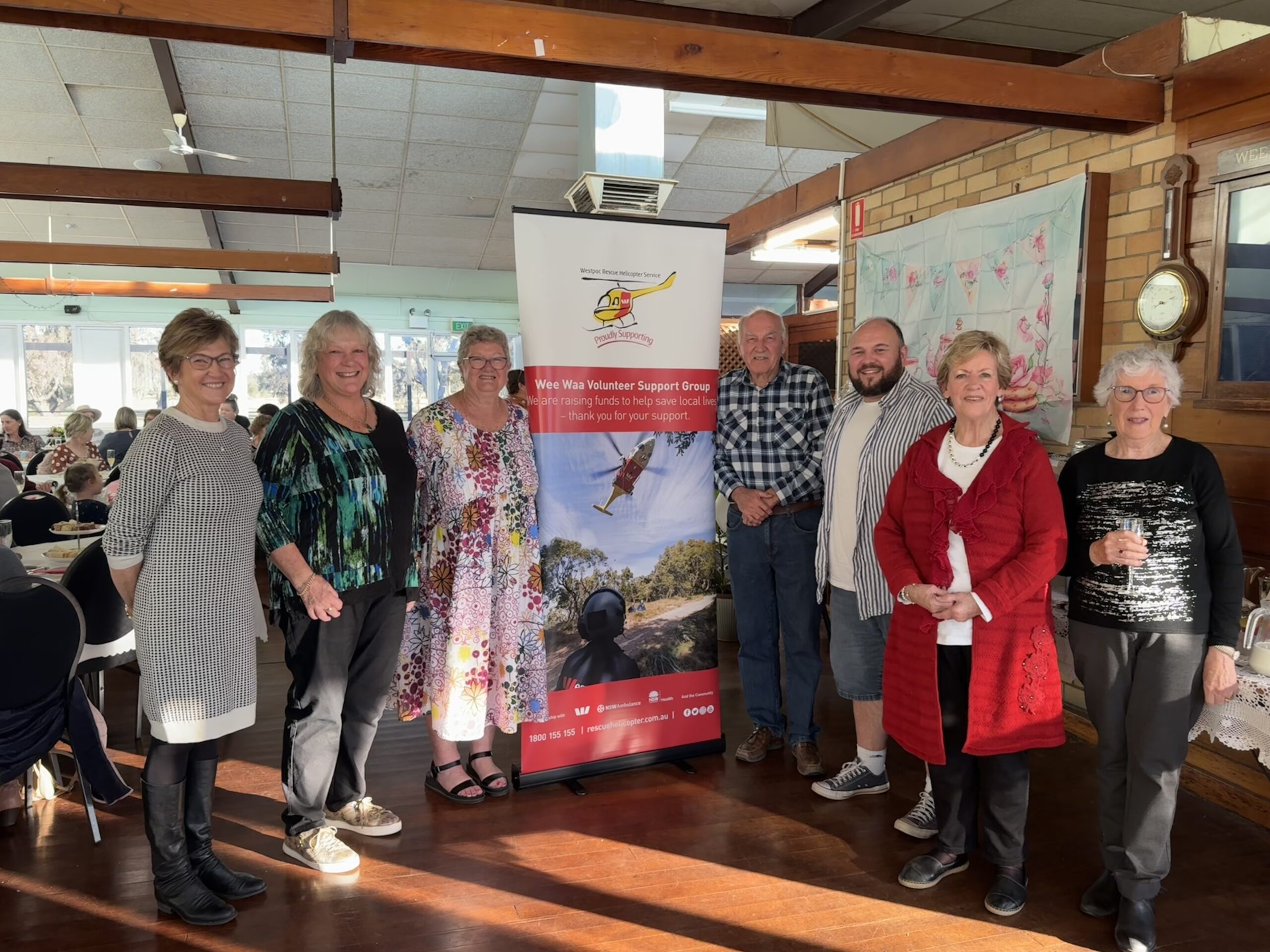 High tea on the green: Support shines for vital WRHS