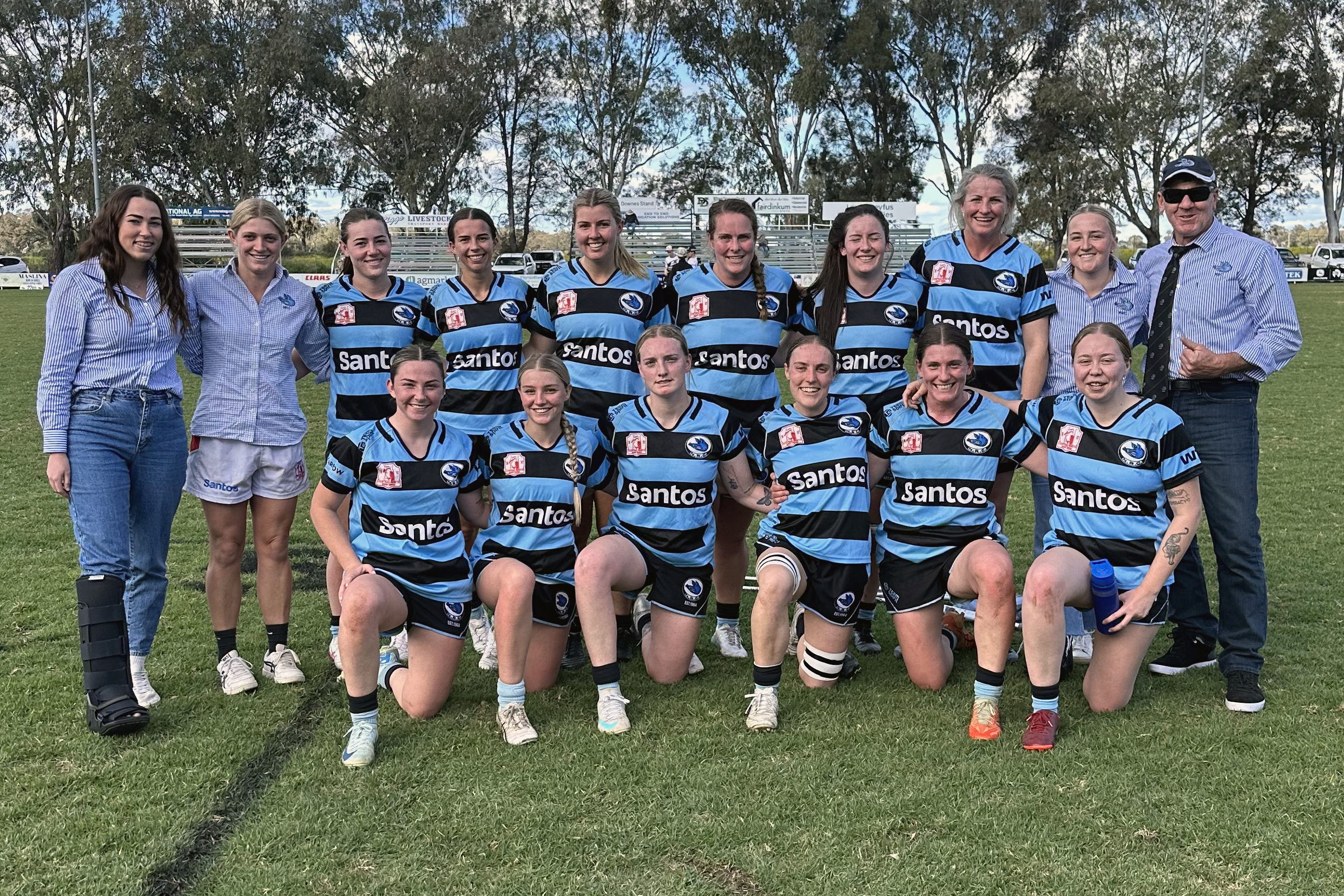 Blue Boars end the CNRU women’s 10s regular season as undefeated minor premiers