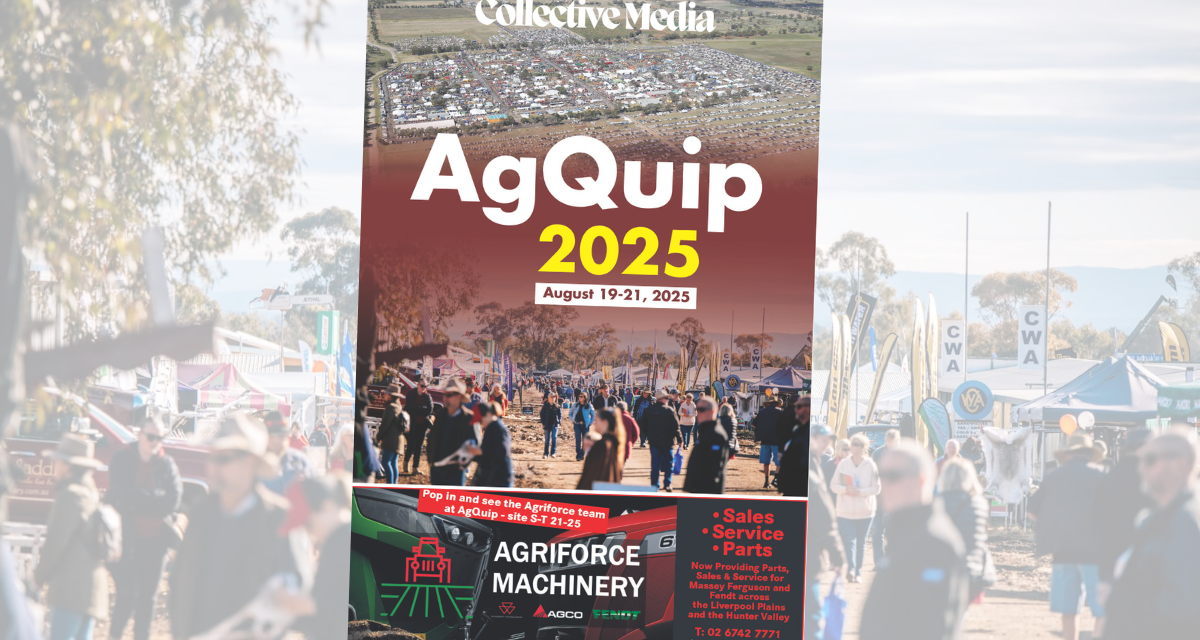 Gunnedah AgQuip map inside 2025 guide