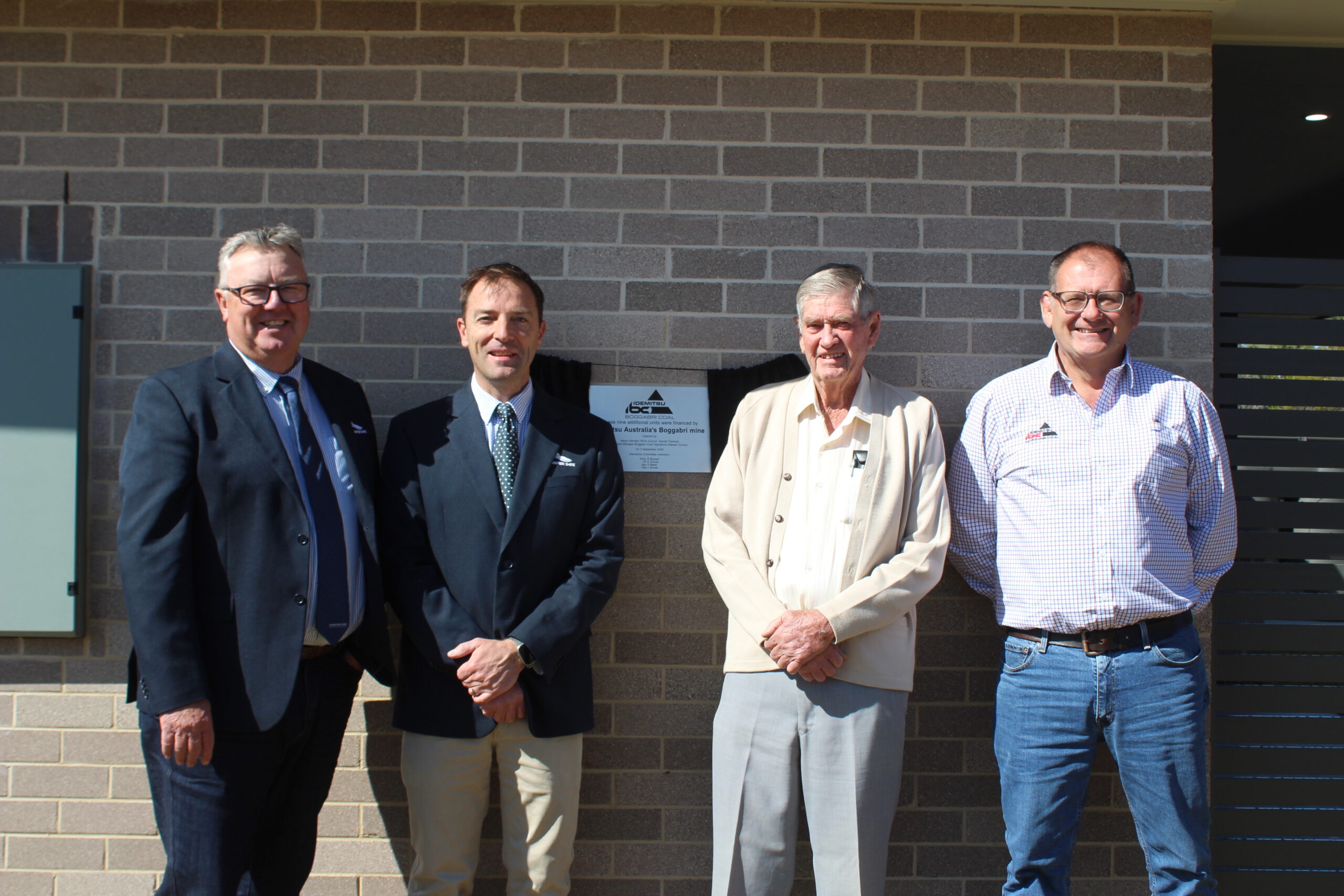 Celebration marks opening of nine new Glentarkie units