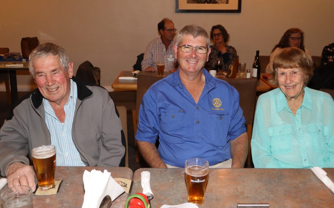Boggabri Rotary welcomed visiting Gunnedah Rotarians