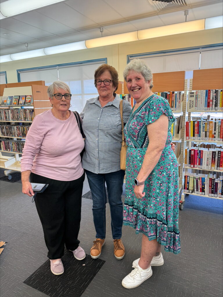 Margaret Trindall, Helen Gillham and Janelle Van Bommel.