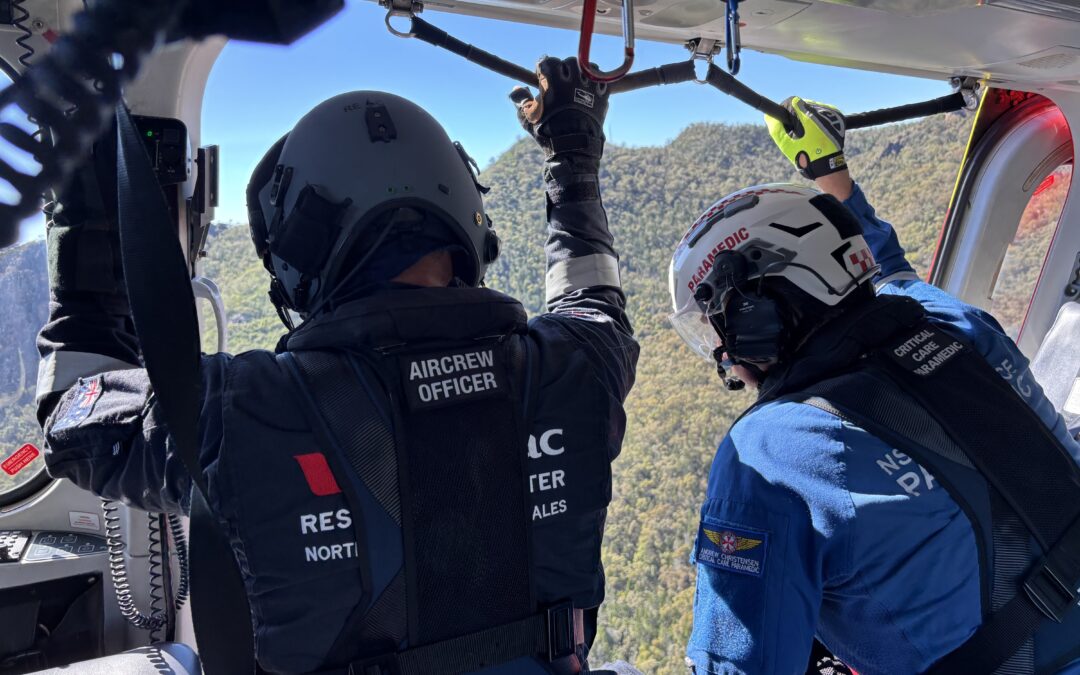 Westpac Rescue Helicopter deployed to assist injured hiker in national park