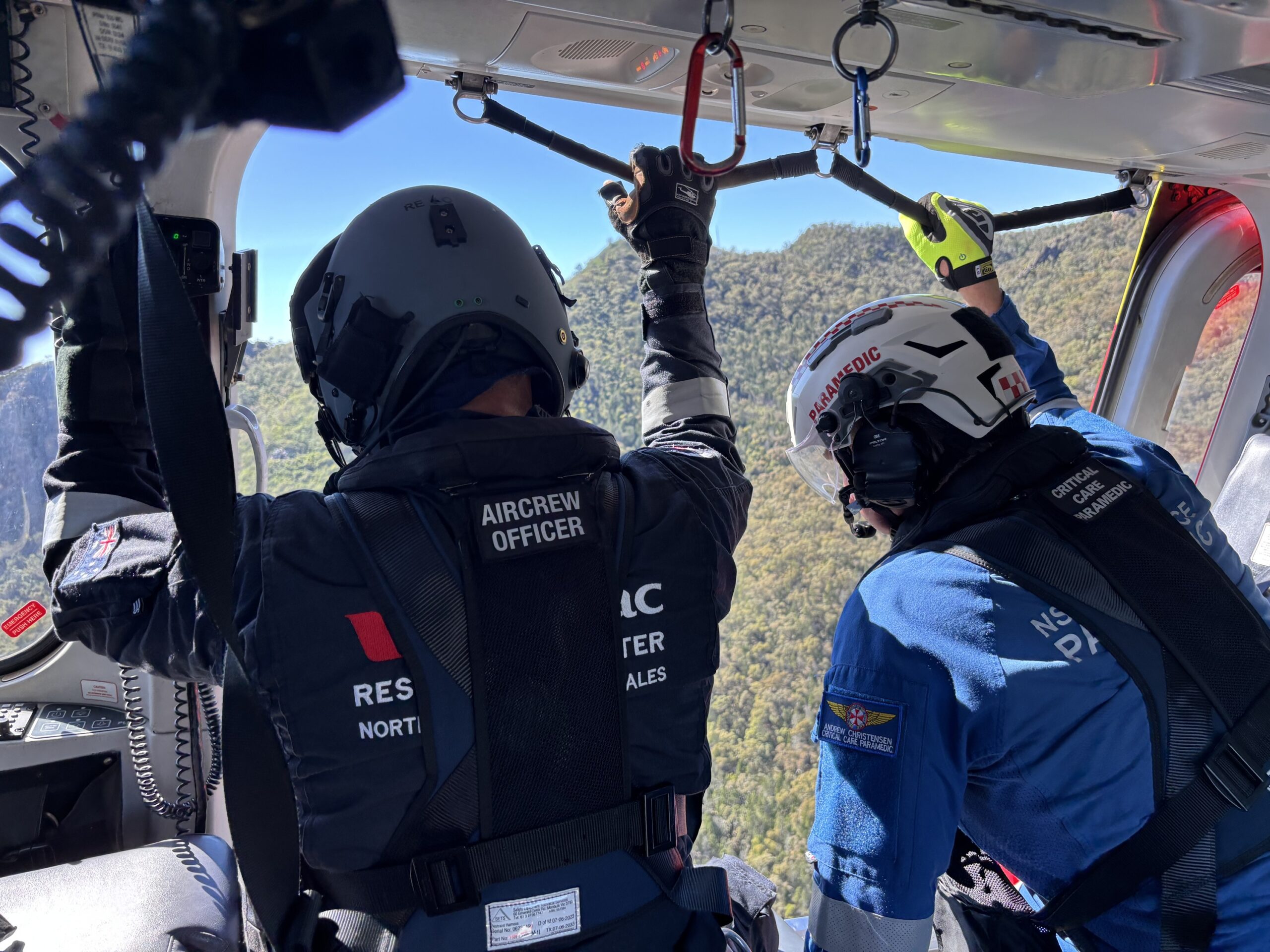 Westpac Rescue Helicopter deployed to assist injured hiker in national park