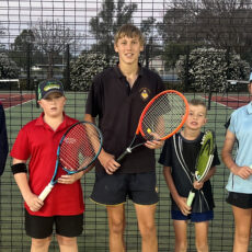 Local tennis guns qualify for RMS tournaments
