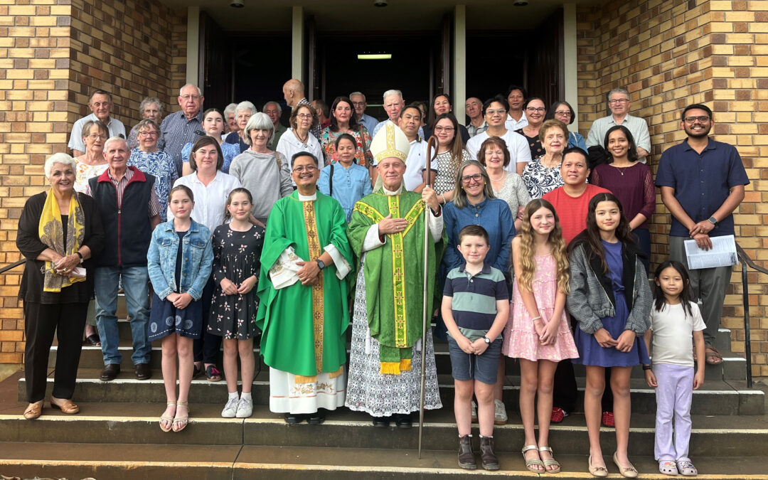 Bishop Peter Murphy visits Wee Waa and Narrabri parishes