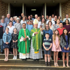 Bishop Peter Murphy visits Wee Waa and Narrabri parishes