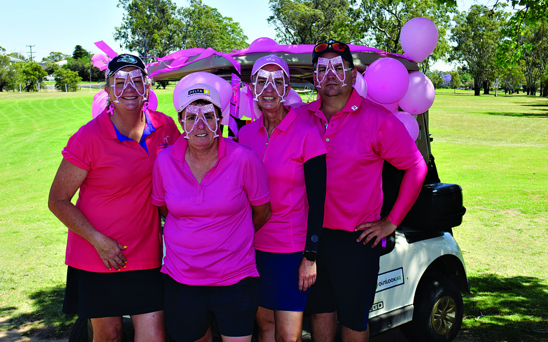 In the pink: Tee-ing off for a good cause