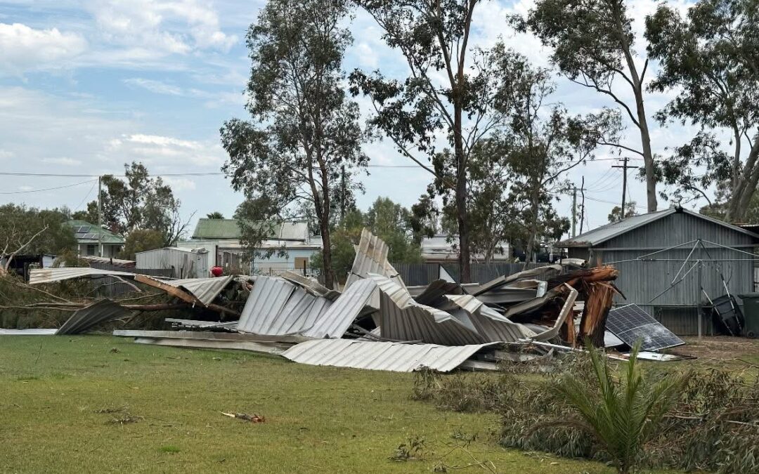 VRA help with storm damage at Burren Junction