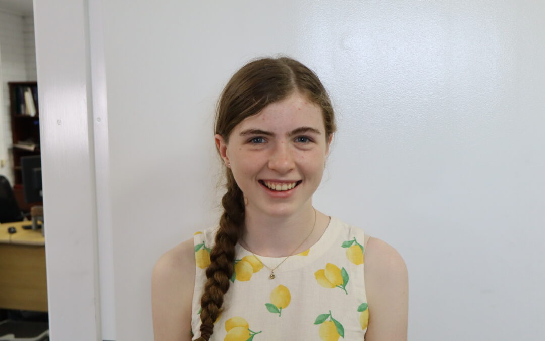 Budding writer Josie Dawson spending a week with The Courier