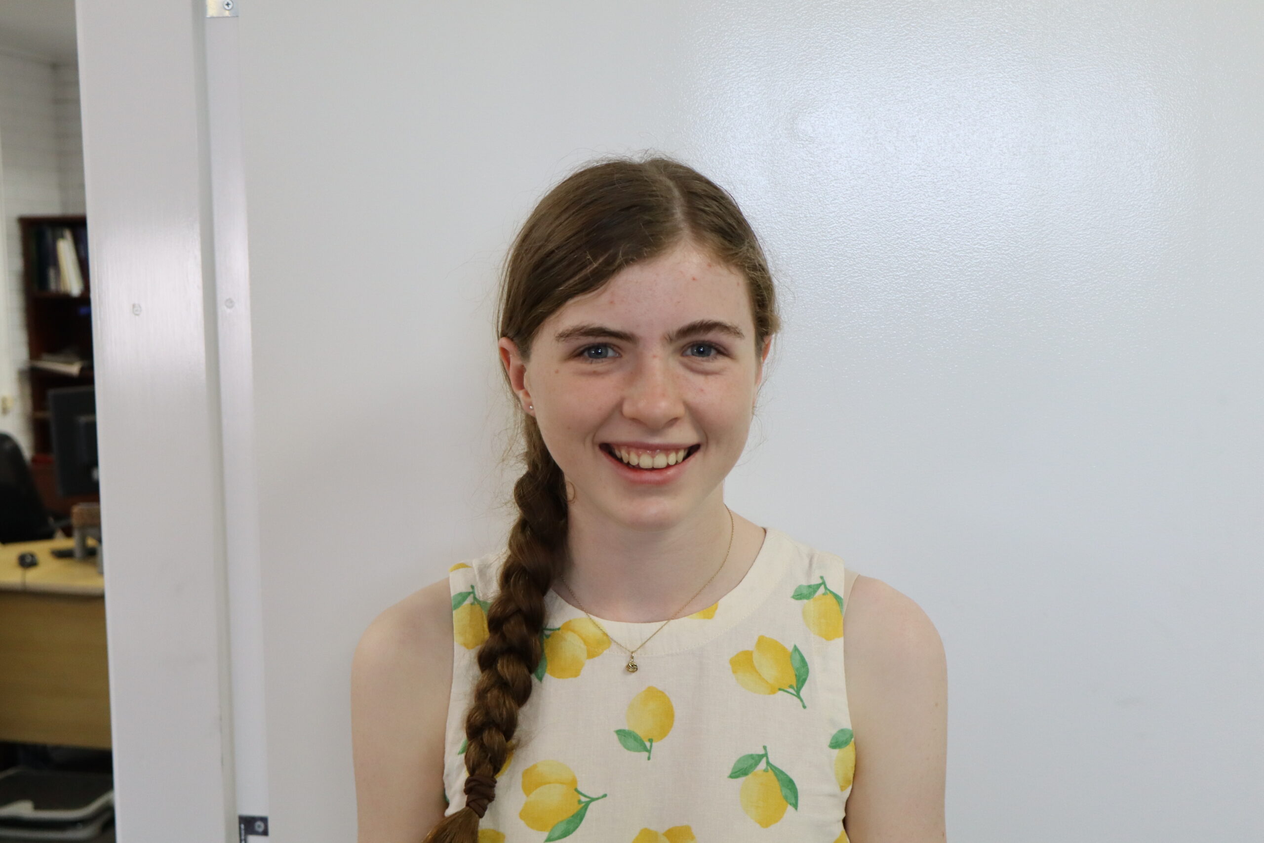 Budding writer Josie Dawson spending a week with The Courier