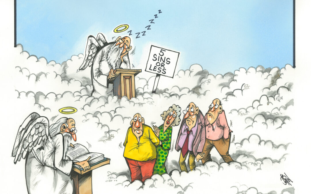 Drawing clouds and  coconuts, the art  of endless jokes