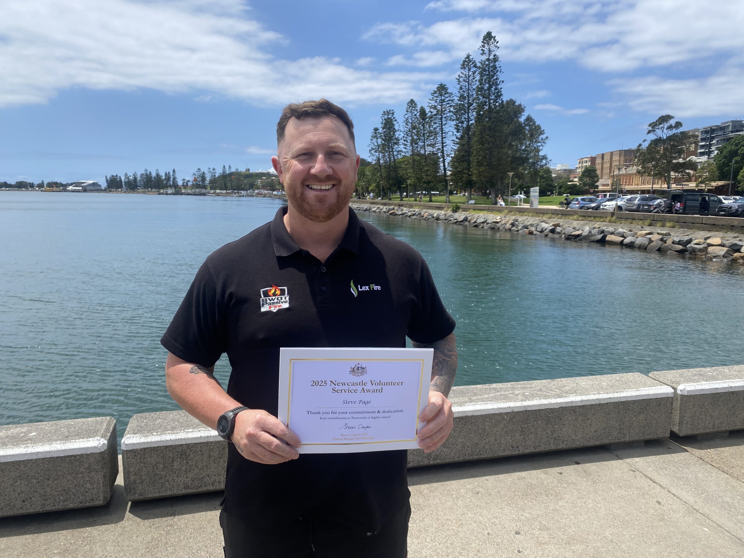 Steve Page honoured with prestigious volunteer award