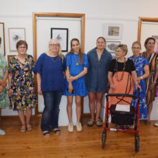 TAFE visual arts class host exhibition opening at Art and Craft Gallery