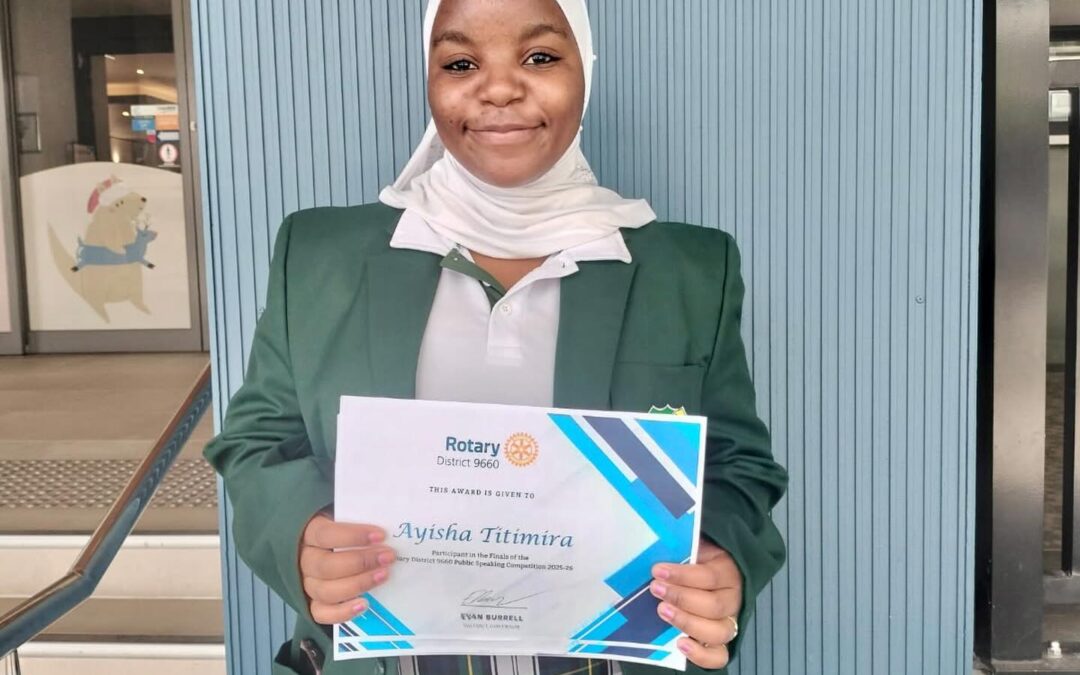 From Zimbabwe to Wee Waa: Ayisha wins Rotary Public Speaking Competition Finals