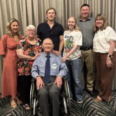 Barry Keys recognised for 60 years of service to Rotary