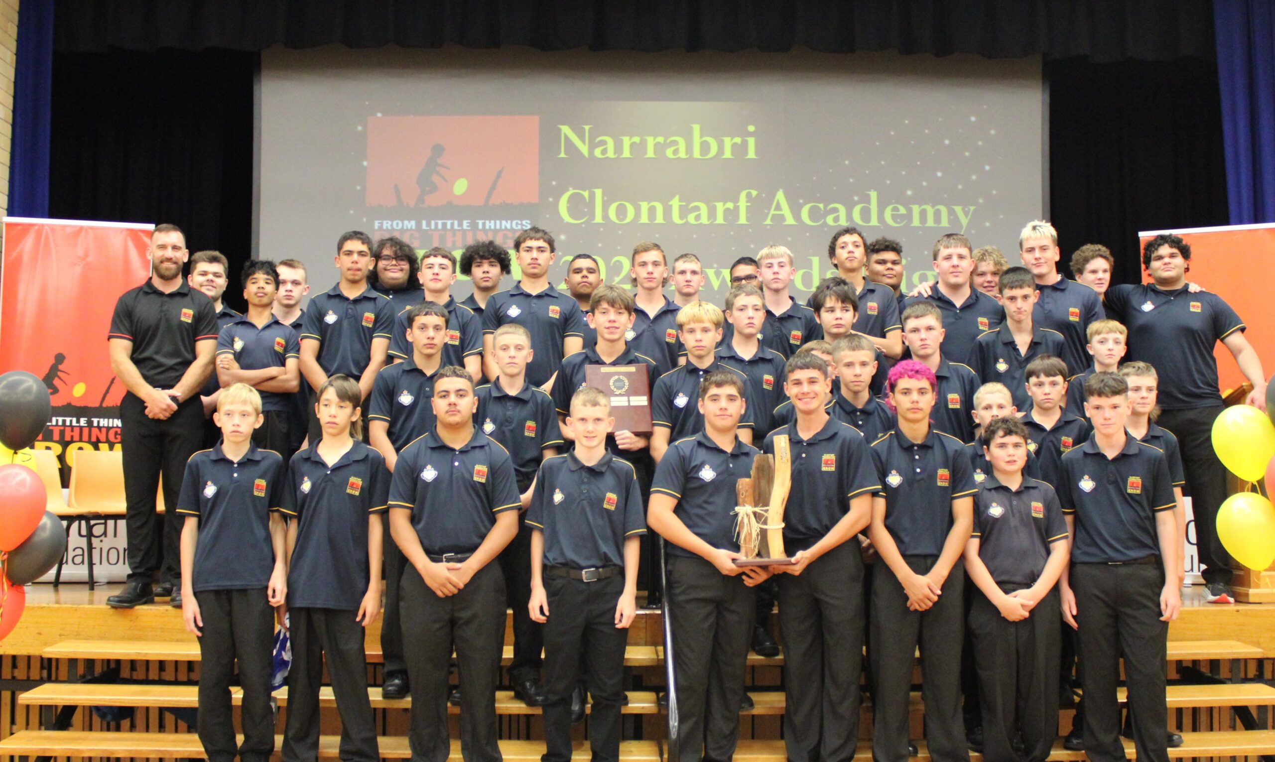 Clontarf Academy students celebrated
