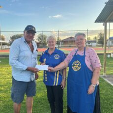 Boggabri Rotary donates to the Women’s Shed