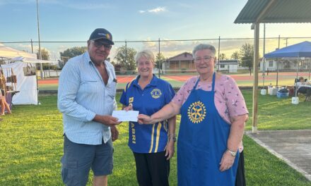 Boggabri Rotary donates to the Women’s Shed
