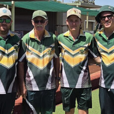 Toby Reynolds wins Wee Waa Bowling Club’s A-grade singles title following a thrilling final