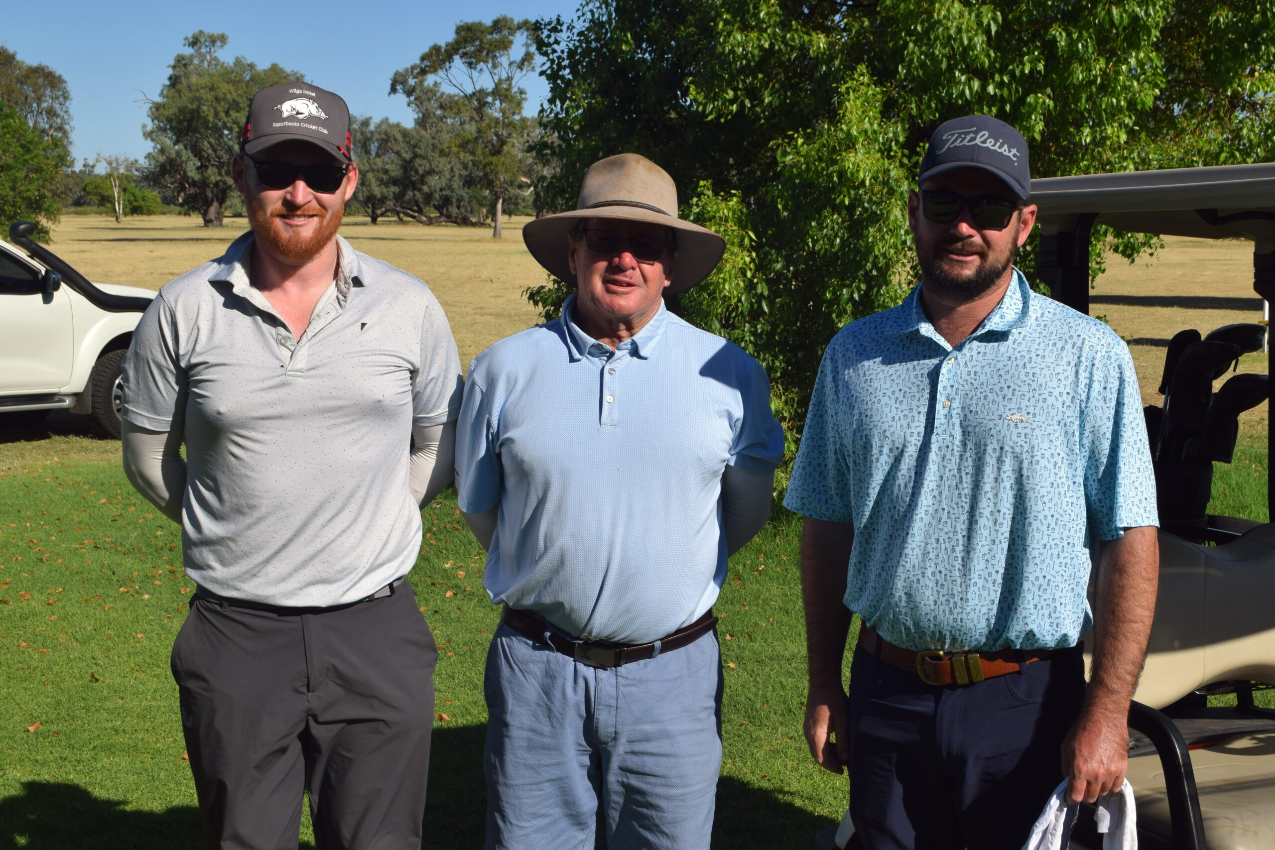 Golfers battle tough heat across the Australia Day long weekend at Narrabri and Wee Waa ambroses