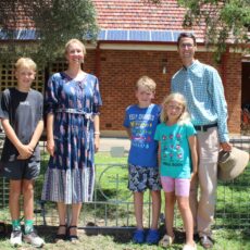 Reverend Stone and family farewelled