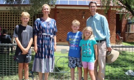 Reverend Stone and family farewelled