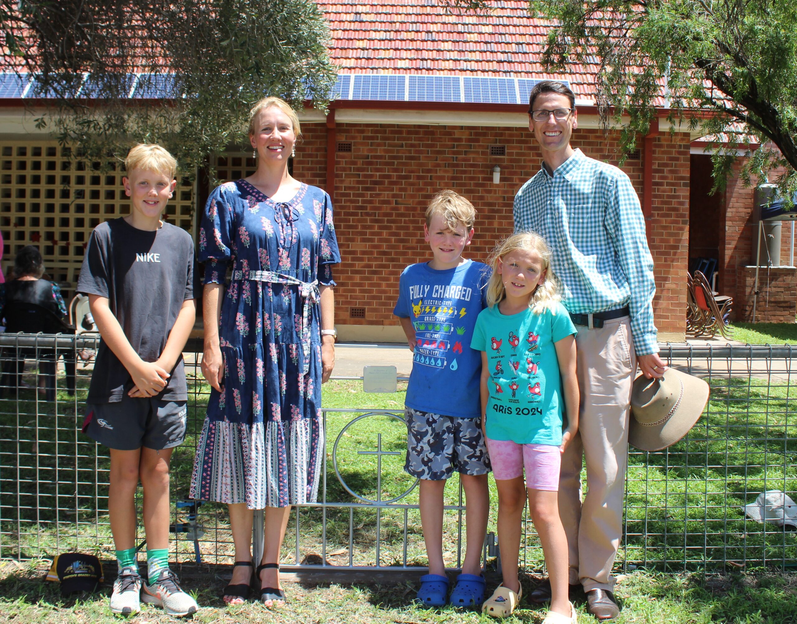 Reverend Stone and family farewelled