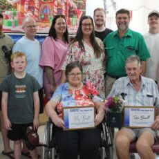 Ron and May Boxsell honoured by Glentarkie committee