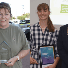 Michelle Wheeler, Caitlin Evans awarded shire honours