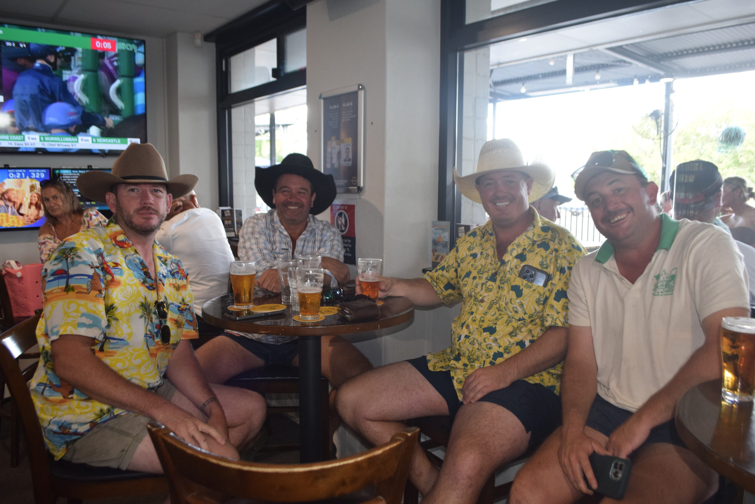 Beach party at the Wilga Hotel