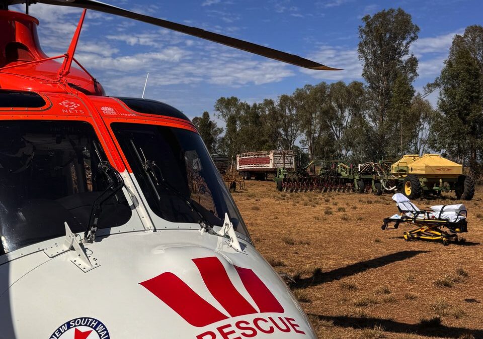 Westpac Rescue Helicopter deployed to Boggabri property