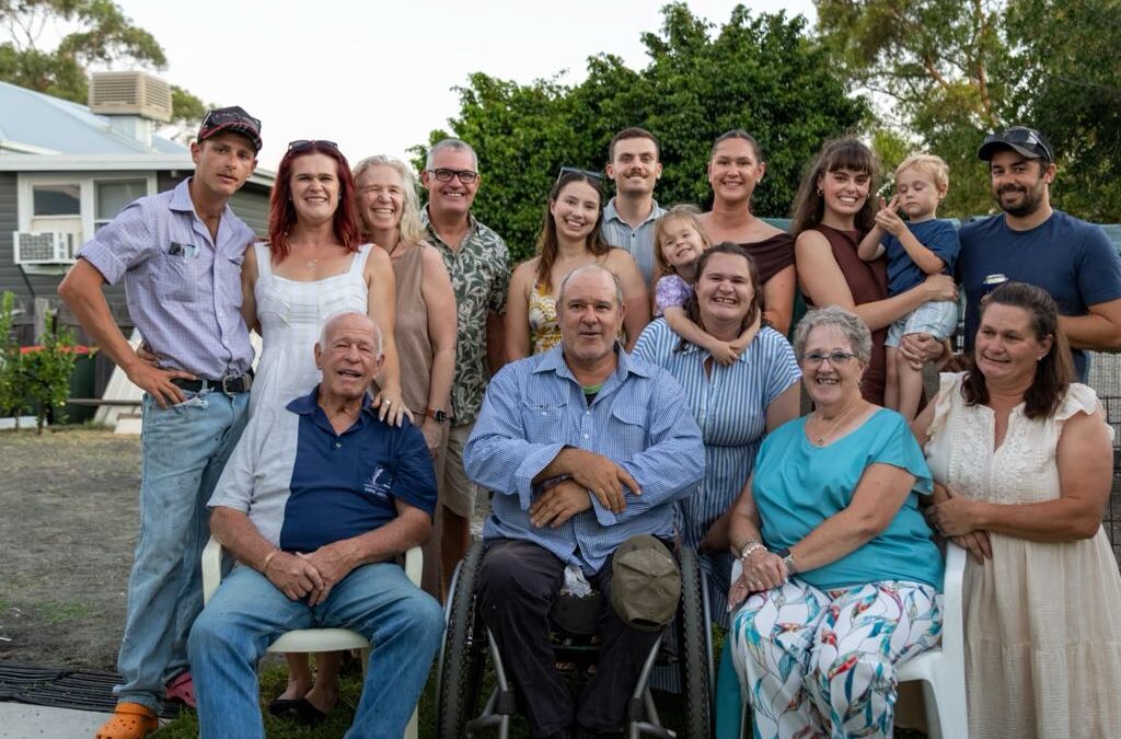 Bruce Hardman celebrates 80th birthday with family and friends