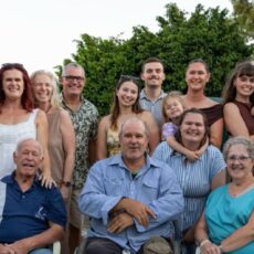 Bruce Hardman celebrates 80th birthday with family and friends