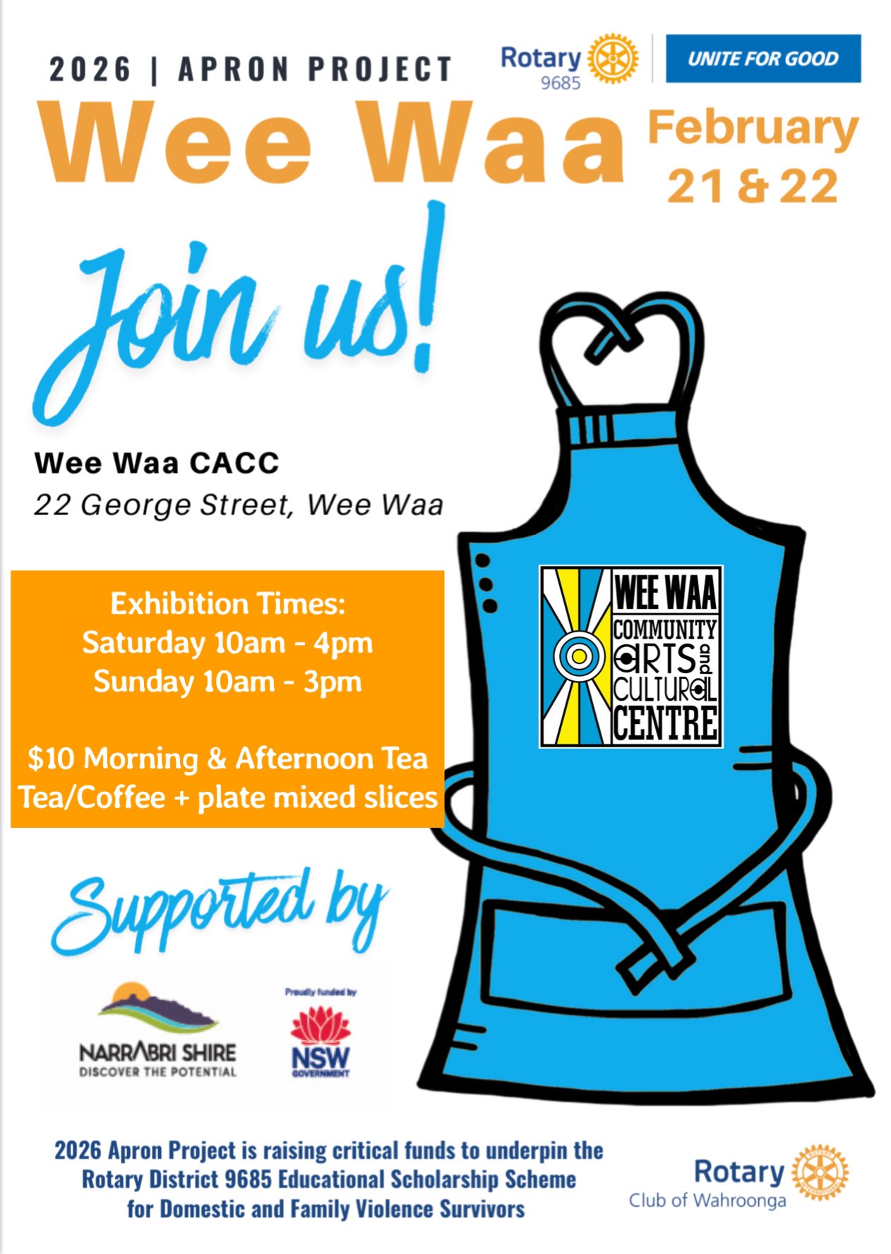 Apron Project Roadshow bringing art, awareness, action to Wee Waa this weekend