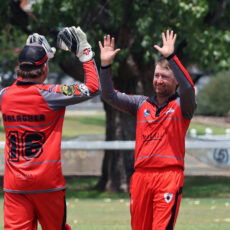 Five-wicket Hall sends Wilga Hotel Razorbacks three wins clear at the top of the table
