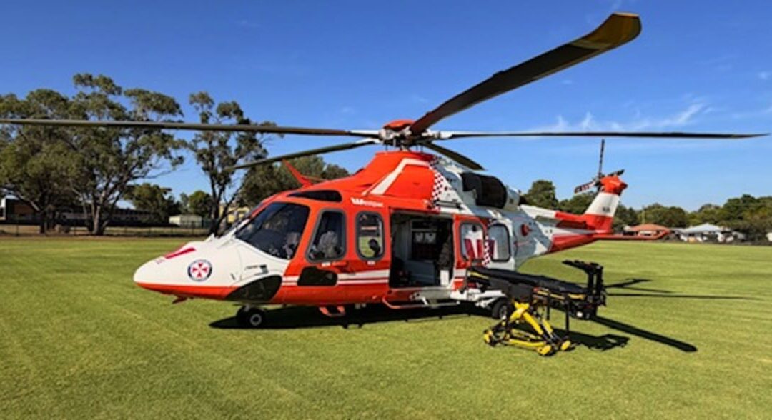Rescue helicopter responds to Gunnedah accident