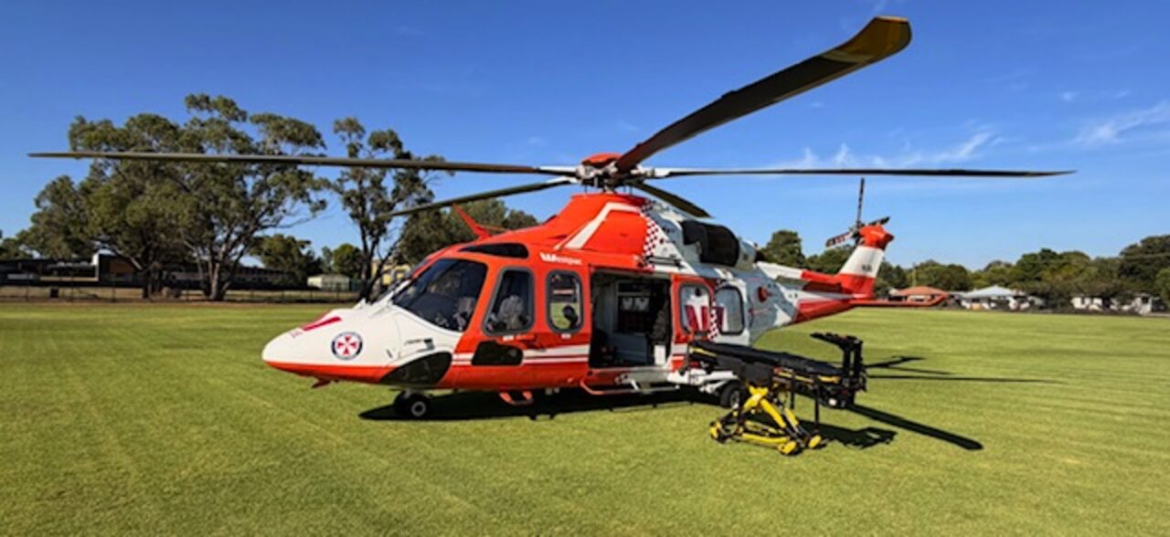 Rescue helicopter responds to Gunnedah accident